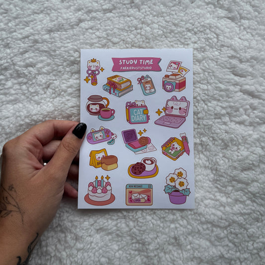 Study Time Sticker Sheet