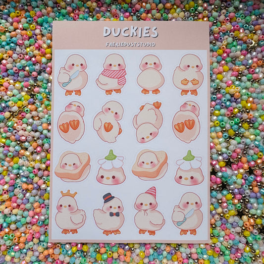 Duckies Sticker Sheet