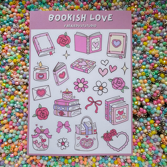Bookish Love Sticker Sheet