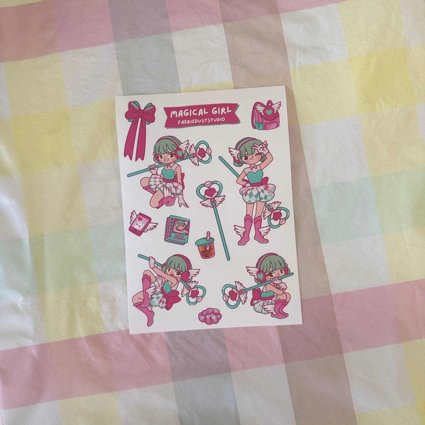 Magical Girl Sticker Sheet