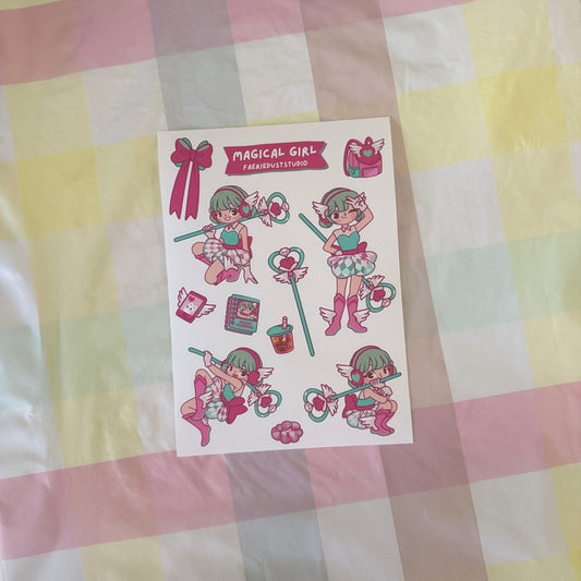Magical Girl Sticker Sheet