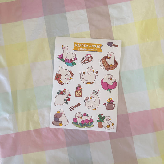 Garden Goose Sticker Sheet
