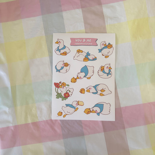 You & Me Sticker Sheet